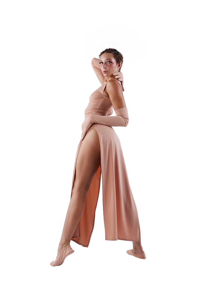 The Maxi Dress - Nude 01