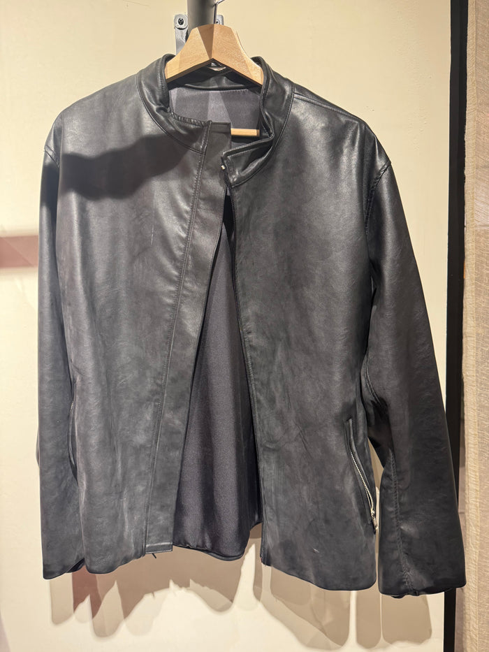 Faux Black Leather Jacket