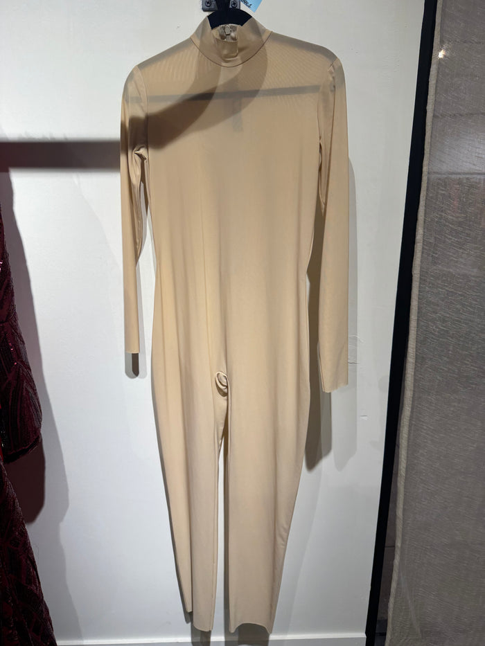 Nude Mesh Catsuit