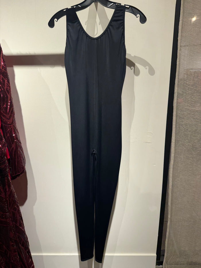Black Sleeveless Spandex Catsuit