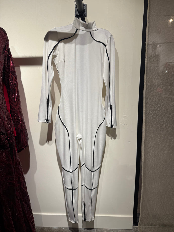 White Spandex Catsuit