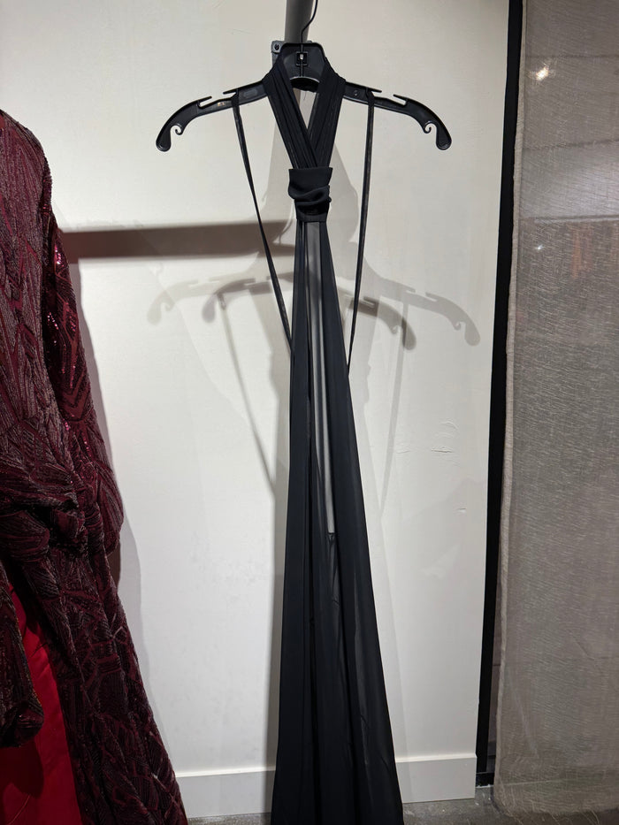 Black Sheer Gown