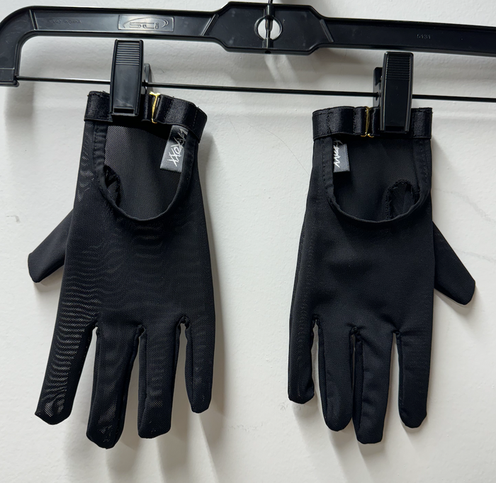 Black Mesh Gloves