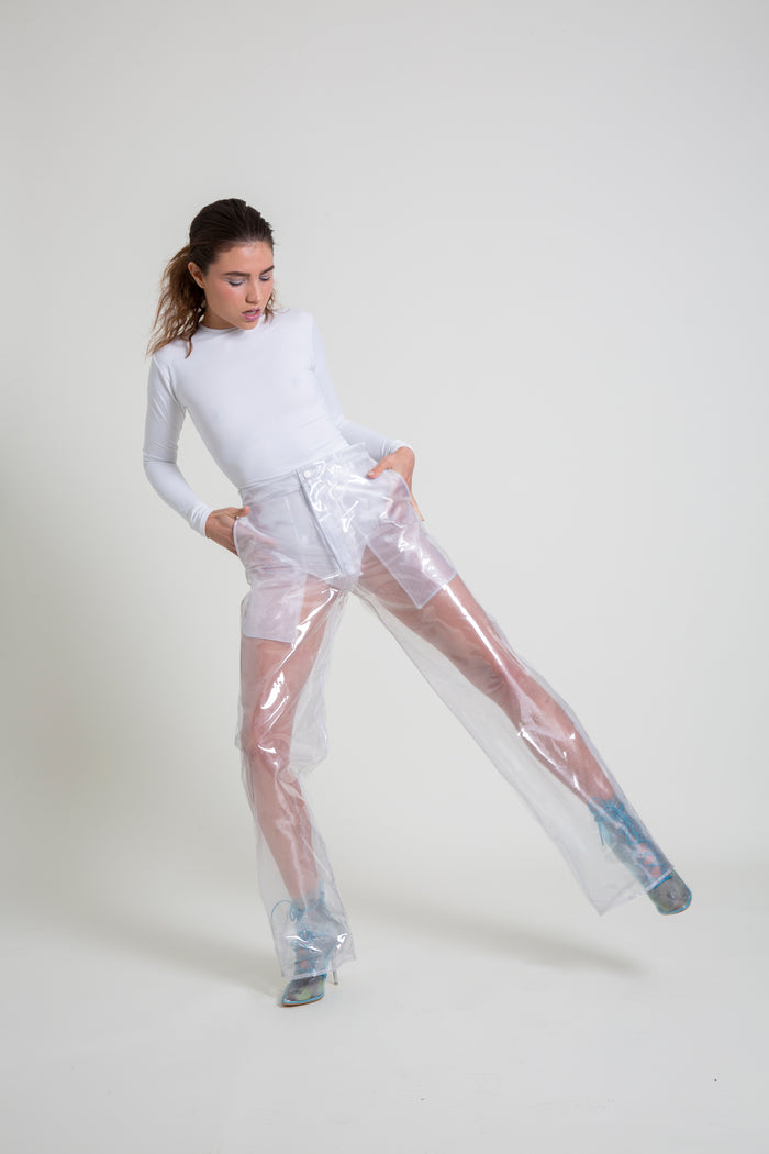 The Organza/Transparent Plastic Pant