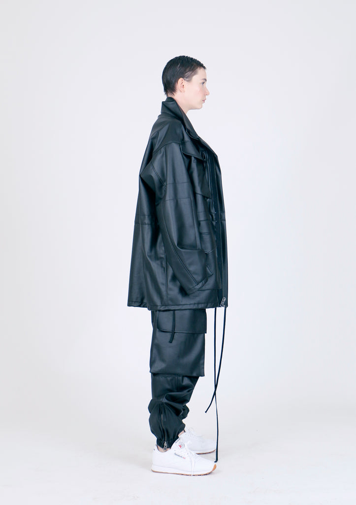 The Vegan Leather Athletic Suit