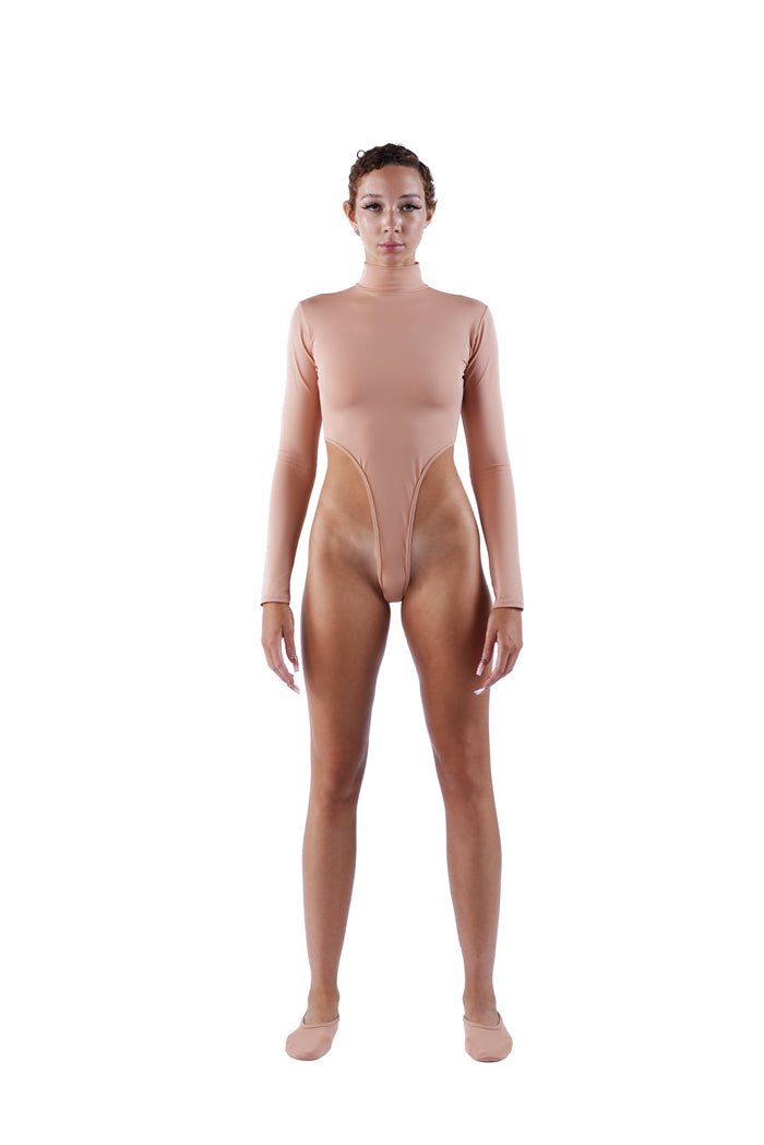 The Thong Bodysuit - Nude 01